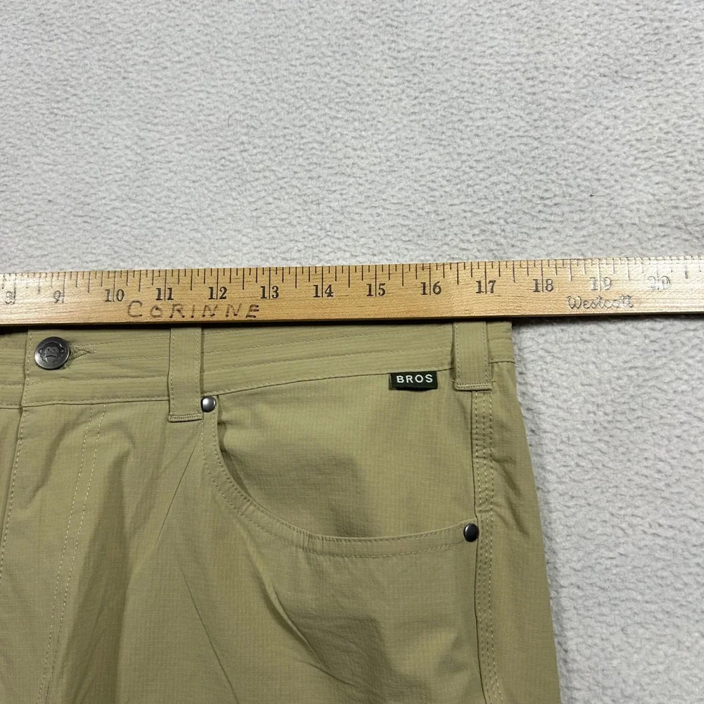 Howler Brothers Horizon Hybrid Shorts Mens 34 Tan Khaki Ripstop Fishing Outdoor